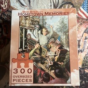 💟🧩 300 Large Piece Rare Bob Byerley’s Hometown Memories “Thrill Show”. Complete.